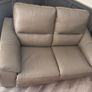 Electric Recliner sofa, Grey leather with USB ports Image 6