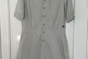 G-STAR ladies grey short shirt dress
