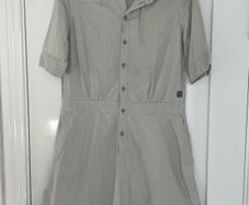 G-STAR ladies grey short shirt dress