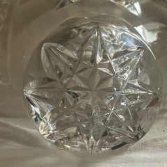 Original small Irish crystal basket