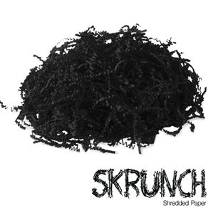 SKRUNCH - Black Shredded Paper - Crinkle cut