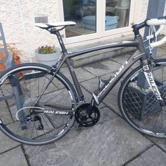 raleigh carbon  bike