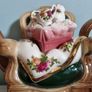 Rare Collectible  Royal Albert 'Old Country Roses' Large Autumn Chair  Teapot by Cardew Design Image 5