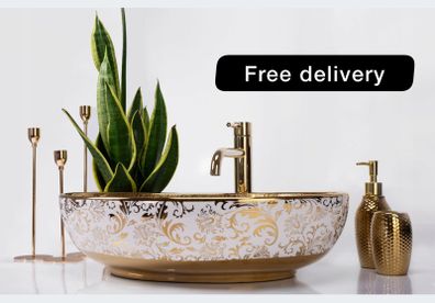 Washbasin set + tap + stopper