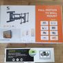 Tv Wall Mount Bracket Tilt Swivel Long Arm 37-80" Image 6