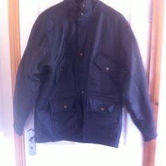 mens 3/4 leather jacket XL