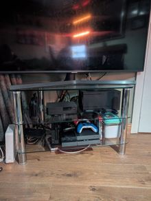 Glass TV Stand