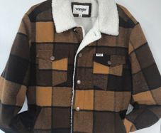 Wrangler Mens wool trucker jacket