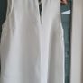 ZAPA Paris white layered embellished neck Sz 12 Image 3