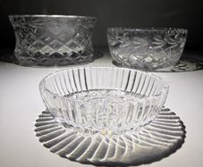 Vintage Cut Glass Bowls (Includes Signed Tyrone Crystal)