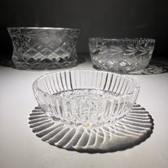 Vintage Cut Glass Bowls (Includes Signed Tyrone Crystal)