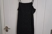 Black sparkly slip dress