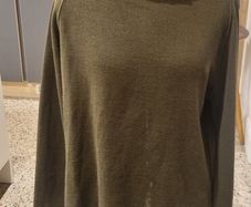 Sarah Pancini Reversible sweater khaki & brown