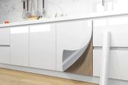 Pearl White DIY Decorative Sticker Film PVC Self Adhesive Wall Paper Furniture Renovation Stickers Kitchen Cabinet Counter Waterproof Wallpaper Press Wrap
