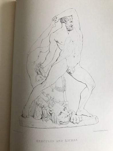 Antique Book 'Canova's Works'