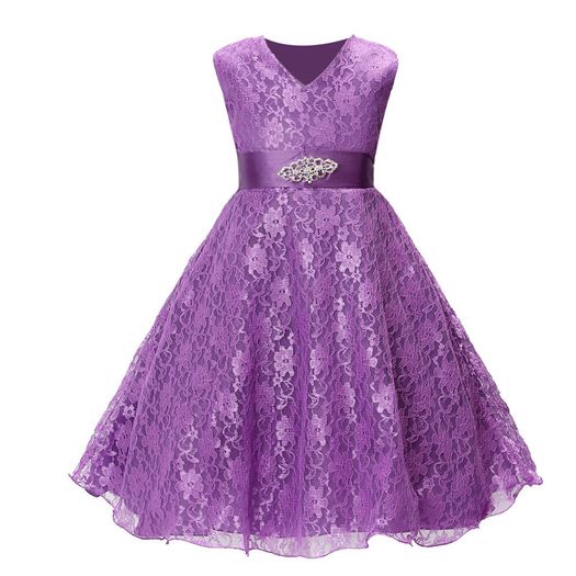 New Girls Party Flower Formal Wedding Bridesmaid Pageant Prom Christening Dress Age 12-13yrs