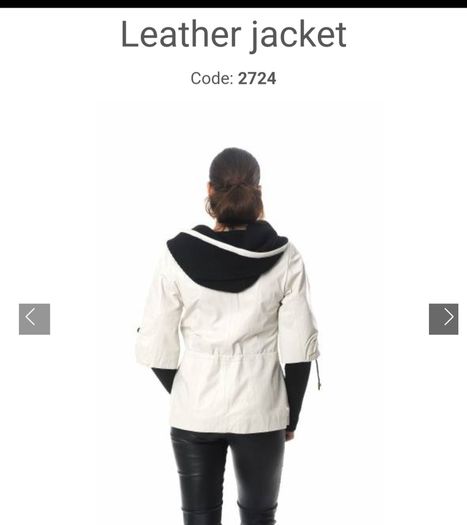Real leather jacket
