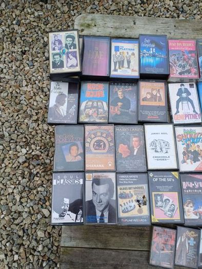 Collection of Vintage Music Cassettes