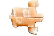 Vintage Onyx Marble Sphinx Bookends Heavy Decorative Pair