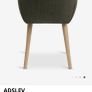 Green dining chair Image 4