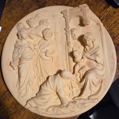 Italian Adoration Plate