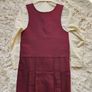 Girls School Wine Pinafore 6-7 Years + FREE Shirt Image 3