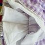 Pretty purple check summer dress Image 3