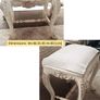 Antique White Carved Bedroom Set (can be sold separately) Image 2
