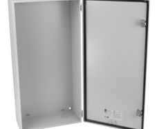 Wall mounted enclosure with door and mounting plate of sheet steel Rittal E-Box EB 1578.500