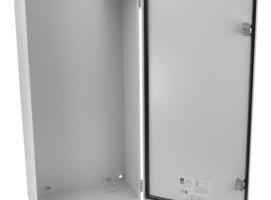 Wall mounted enclosure with door and mounting plate of sheet steel Rittal E-Box EB 1578.500