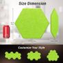 NEW SALE | 12 Pack Hexagon Acoustic Panels Self-adhesive, 30x26x0,9cm High Density Sound Proof Panels Image 4