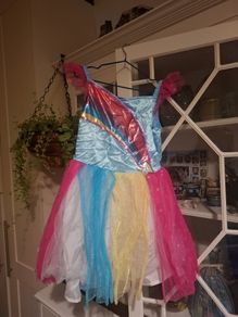 Rainbow unicorn costume 5-7
