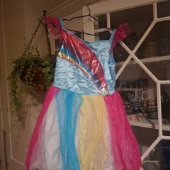 Rainbow unicorn costume 5-7