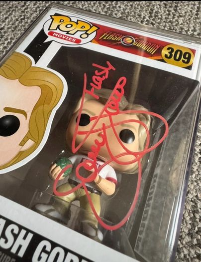 Funko Pop Movies Flash Gordon Flash Gordon 309 Signed Sam Jones Flash Ted