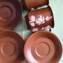 3 x Crown Devon coffee cups& Saucers Image 10