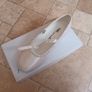 Communion white shoes size 1 girls Image 2