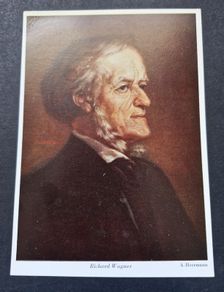 Vintage Postcard BY A. Herrmann OF Richard Wagner