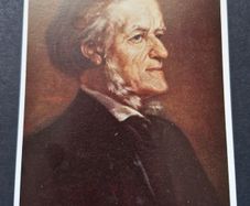 Vintage Postcard BY A. Herrmann OF Richard Wagner