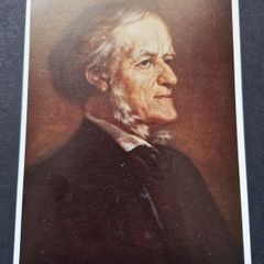 Vintage Postcard BY A. Herrmann OF Richard Wagner