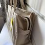 Marc Jacobs Large Canvas Tote Bag Beige Image 4