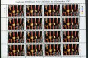 2007 Ireland 300th Anniversary of the Registry of Deeds Act Commemorative Stamp Sheetlet Plate 1A1A1A1A Mint Never Hinged (MNH)