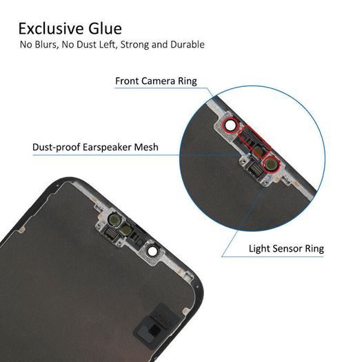 For Apple iPhone 14 Plus LCD Screen Replacement Black