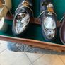 Beautiful vintage salesman display shoe case. Shoes included in display. Image 7