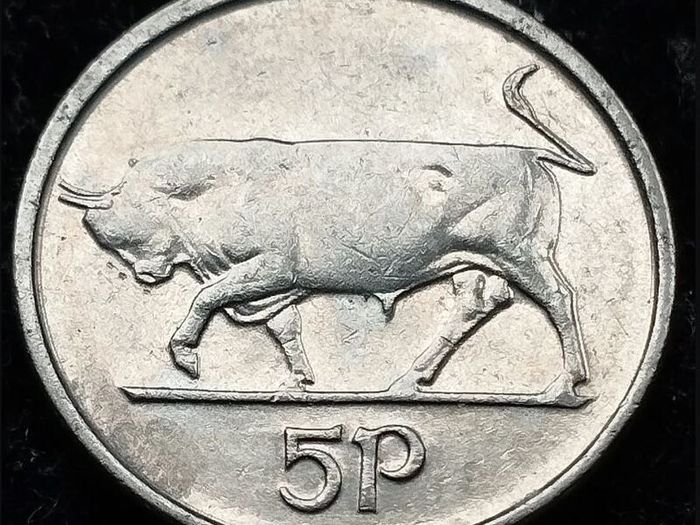 [#2091] - Ireland 1992 | ERROR | Irish 5p | 5 Pence | KM.28 | UNC
