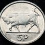 [#2091] - Ireland 1992 | ERROR | Irish 5p | 5 Pence | KM.28 | UNC Image 2