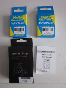 New Charger/2 Batteries For Casio Camera
