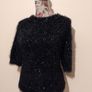 Black Sequin Jumper Top, New with tags Image 4