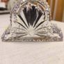 Waterford Crystal LISMORE Quartz small bedside clock Image 2