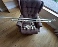 Curtain poles