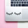 Sleepy Eyes Vinyl Decal, Eyelashes Sticker for Apple Macbook, iPad iPhone Laptop Car Bumper Truck Window Decal, Fashion Decals, Eyelashes Image 4